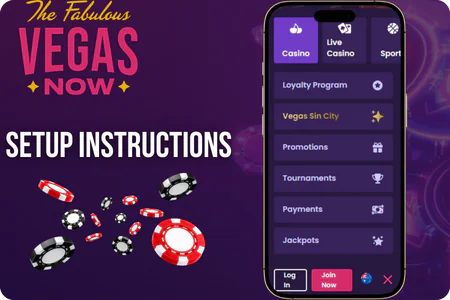 Vegas Now app Setup Instructions IOS