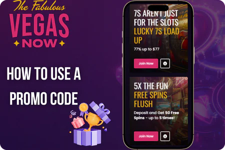 Vegas Now How to Use a Promo Code