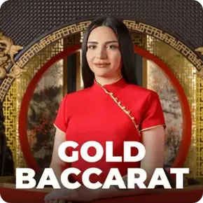 Gold Baccarat table